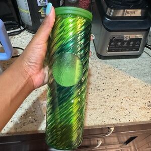Starbucks Emerald Green Swirl Tumbler